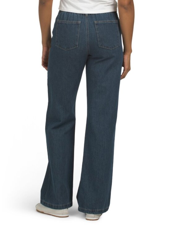 NEW REWASH Low Rise Wide Leg Jeans in indigo for women 1125 2t1 - Picture 2 of 5